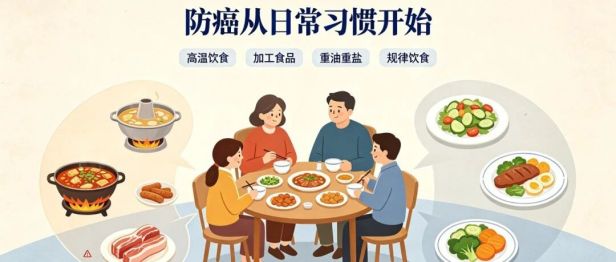 肿瘤防治科普专栏1 | 防癌先改日常！这几种坏习惯正在悄悄拉高患癌风险