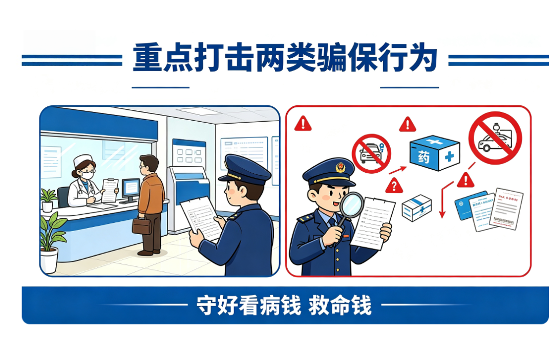 医保知识丨国家医保局:重点打击两大类骗保行为!