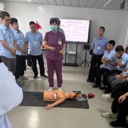 【企事业合作】燕达医院急诊医学科走进国农港北二区项目部开展急救知识与技能培训
