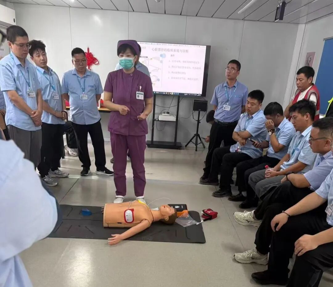 【企事业合作】燕达医院急诊医学科走进国农港北二区项目部开展急救知识与技能培训