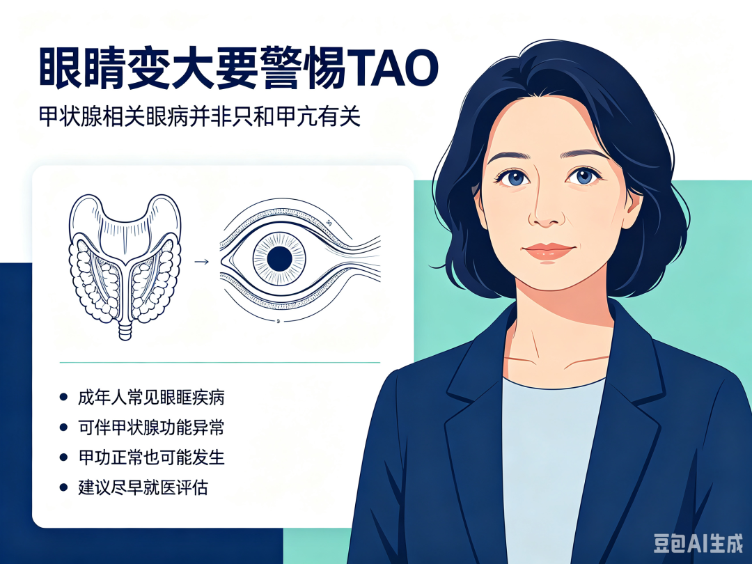 眼睛“变大”不一定是好事——甲状腺相关眼病为何更偏爱女性?