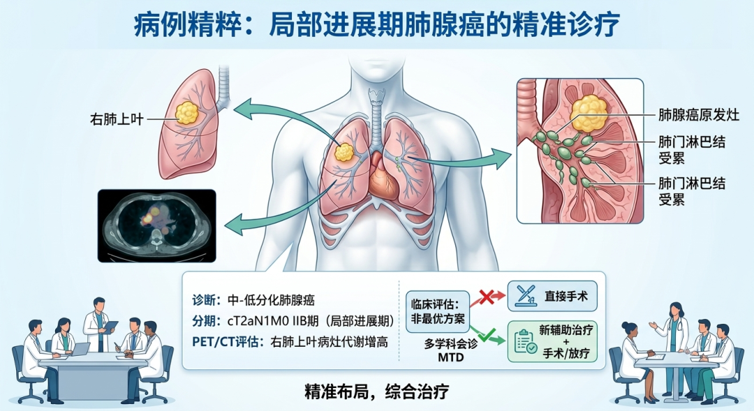 从影像稳定到病理完全缓解|国文医院胸外科精准诊疗,实现肺癌患者良好预后