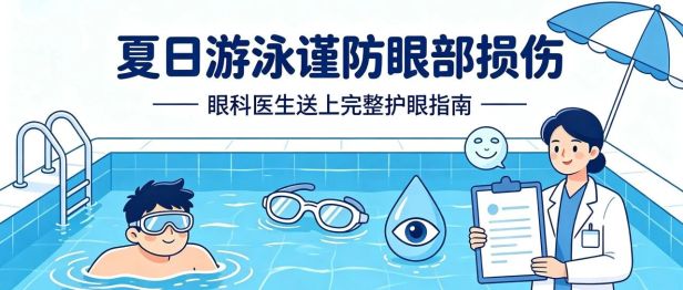 【健康小课堂】夏日游泳谨防眼部损伤，眼科医生送上完整护眼指南