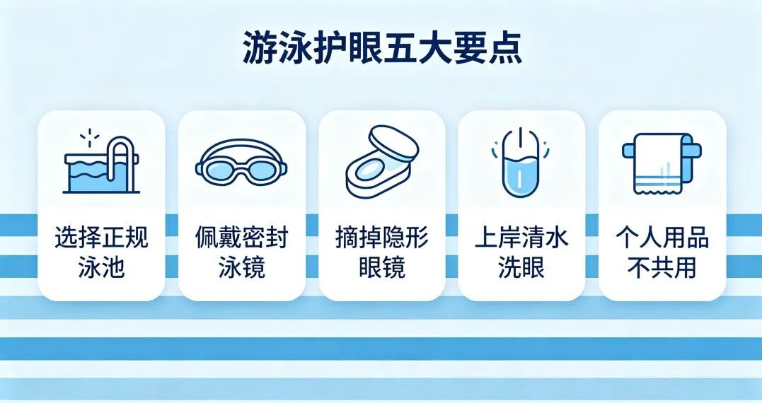 【健康小课堂】夏日游泳谨防眼部损伤，眼科医生送上完整护眼指南