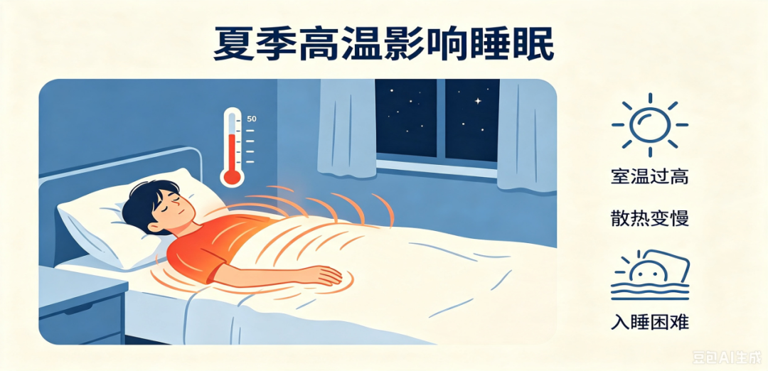 医学科普 | 为什么夏天更容易失眠?