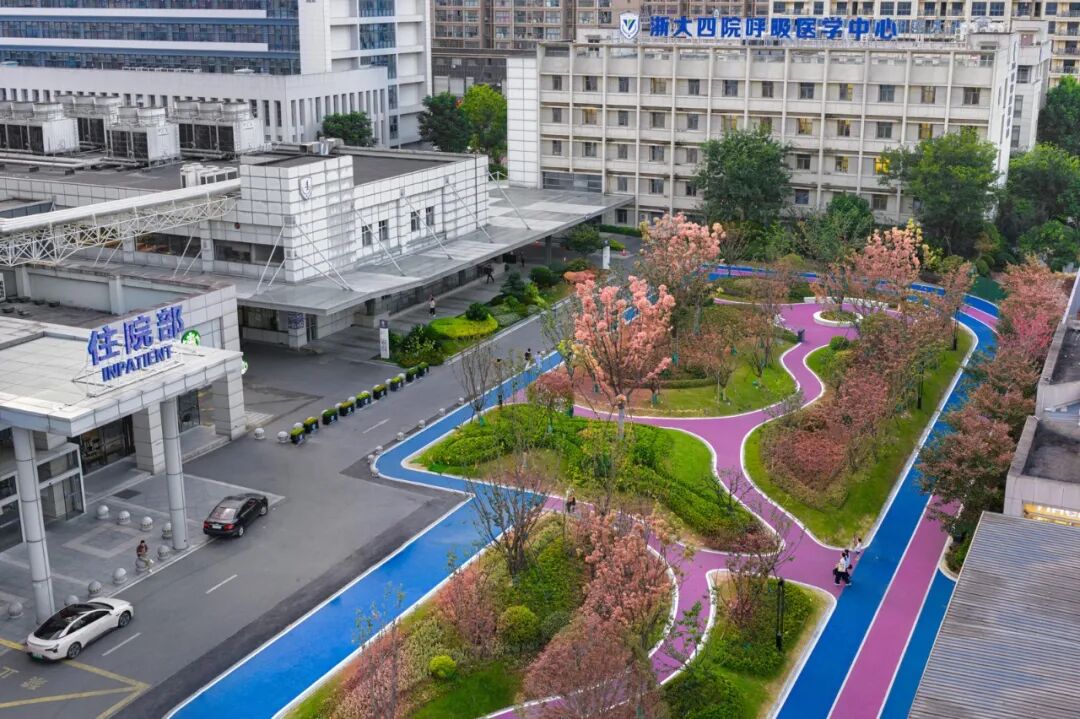 美翻了!地铁直达+236个新车位+樱花公园…浙大四院的夏天,太太太治愈了!🥰