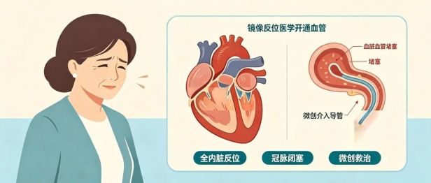 镜面逆生长，匠心破疑难｜我院成功完成一例罕见镜面人复杂冠脉闭塞手术！