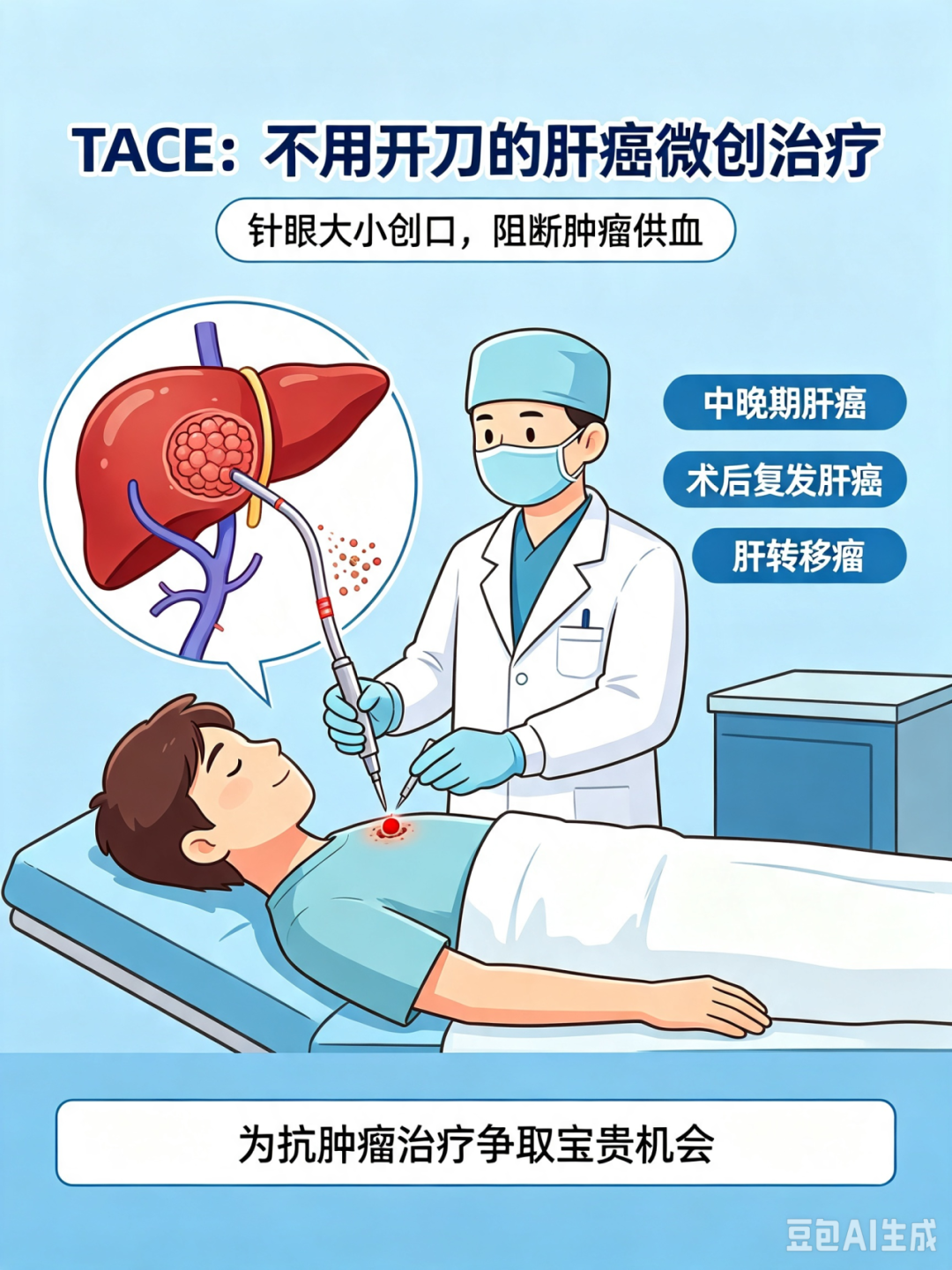 【人医科普】不开刀治肝癌,揭秘TACE肝动脉化疗栓塞术
