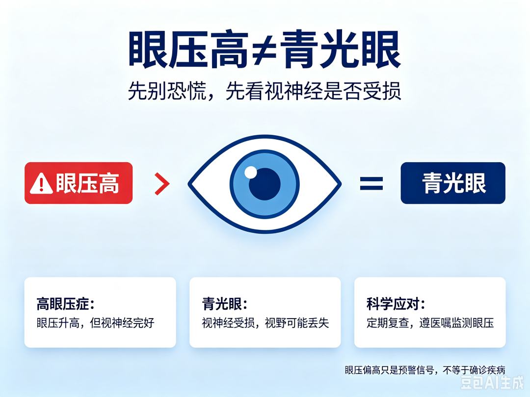 眼压高就是青光眼?90%的人可能都搞错了!