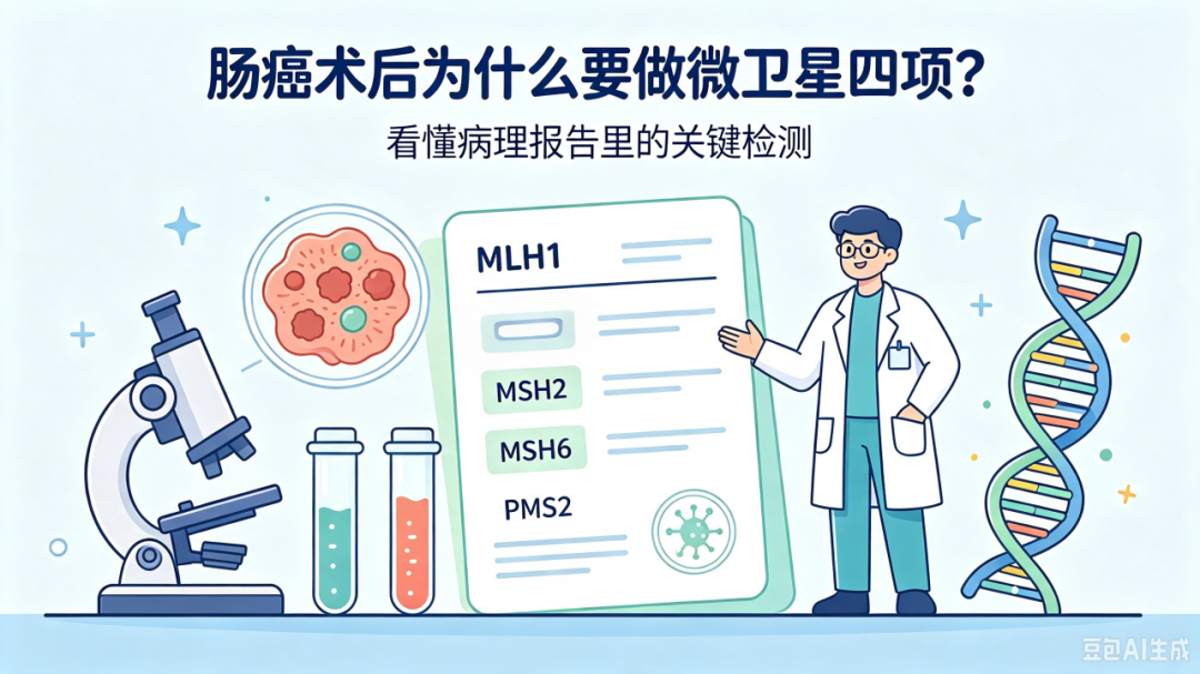 【人医科普】肠癌术后，为什么一定要做微卫星四项免疫组化？