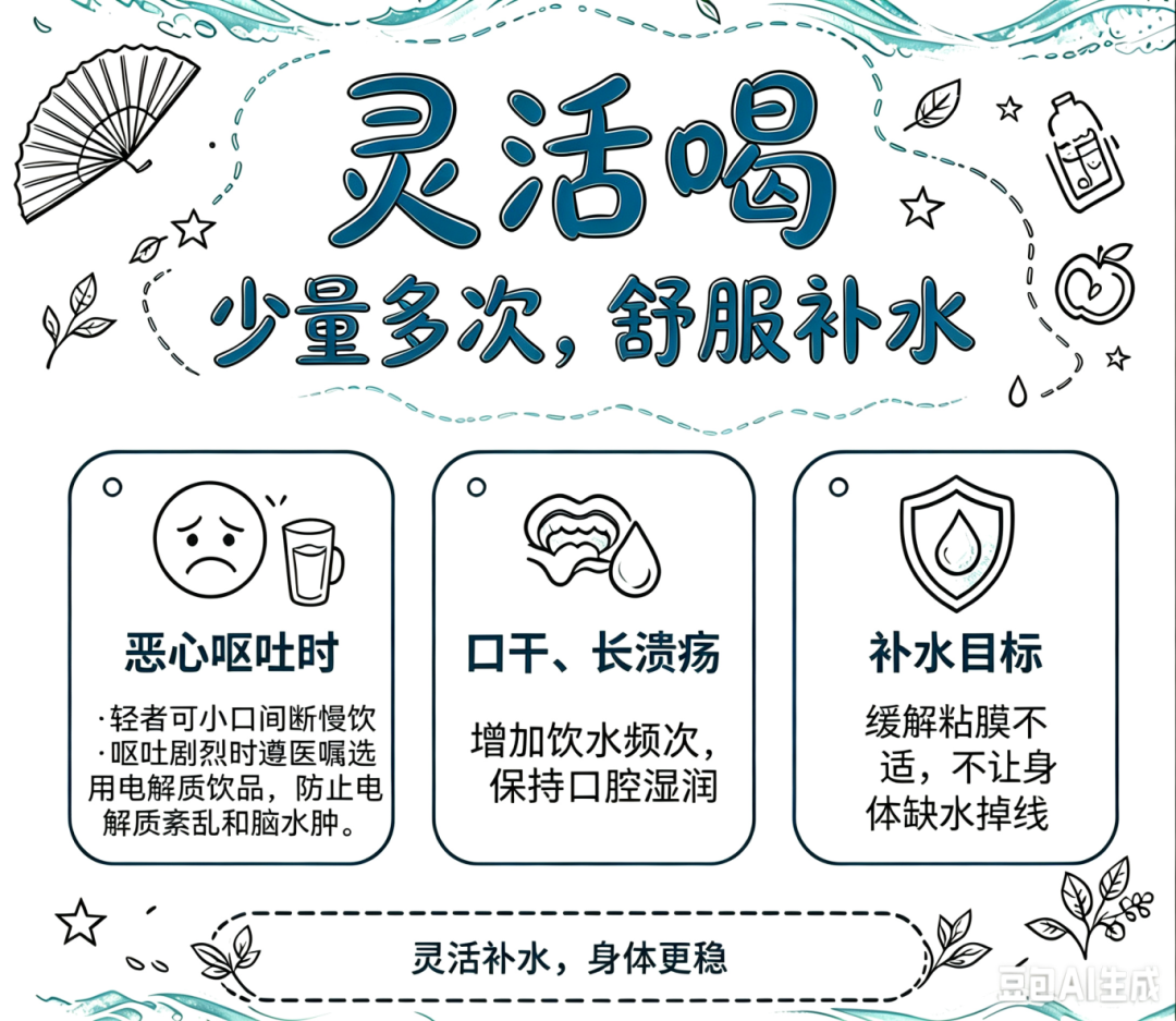 化疗闯关记：多喝水+记尿量，通关秘籍请收好丨内科系统常见慢病防治护理科普专栏‌㉗