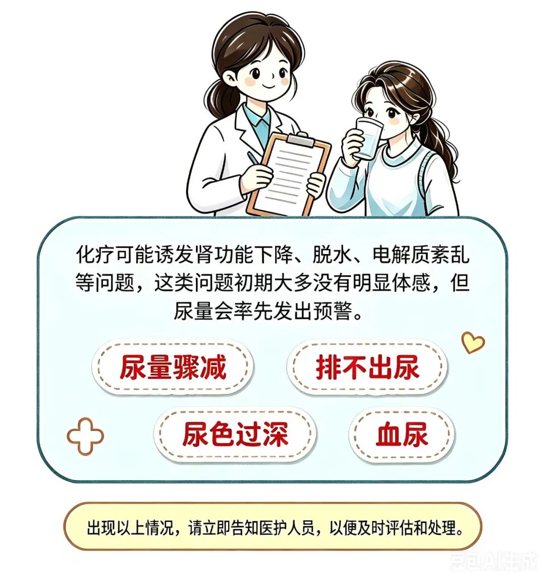 化疗闯关记：多喝水+记尿量，通关秘籍请收好丨内科系统常见慢病防治护理科普专栏‌㉗