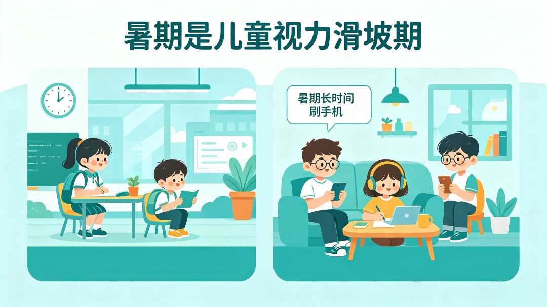 健康促进丨暑假过半,孩子的视力还好吗?