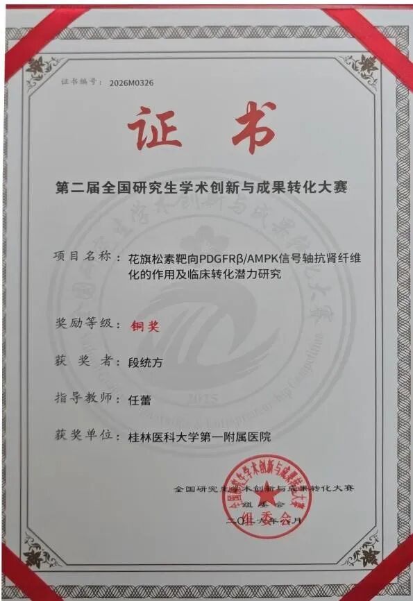 医学技术专业学子在第二届全国研究生学术创新与成果转化大赛喜获1银4铜佳绩