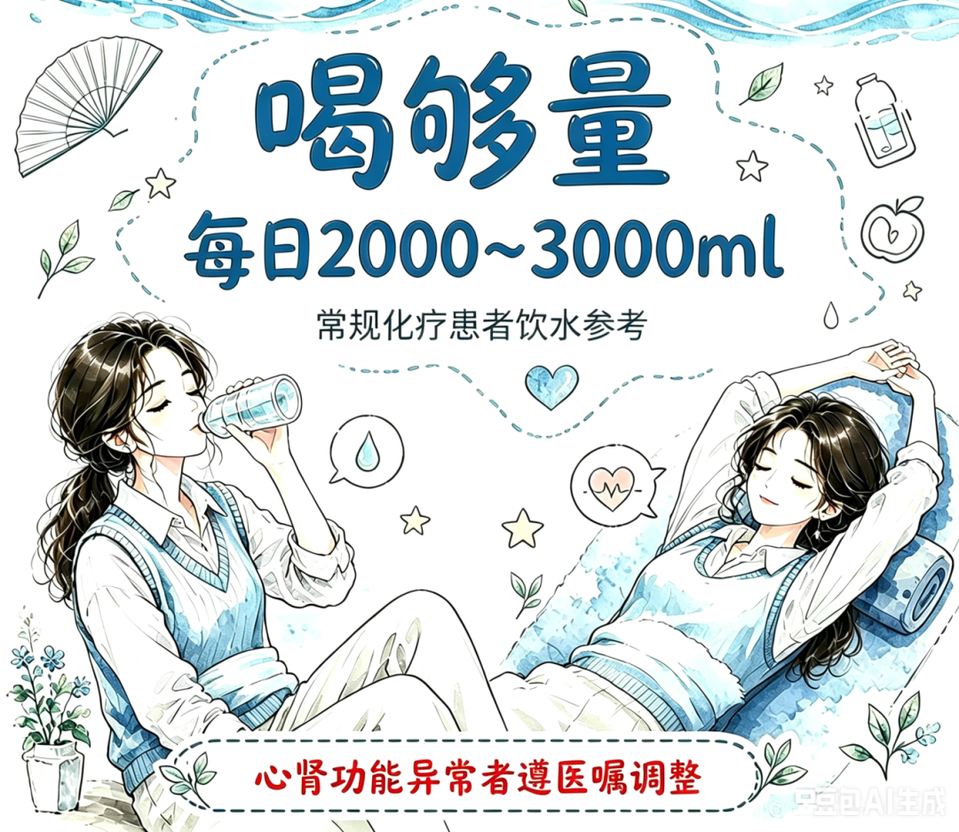 化疗闯关记：多喝水+记尿量，通关秘籍请收好丨内科系统常见慢病防治护理科普专栏‌㉗