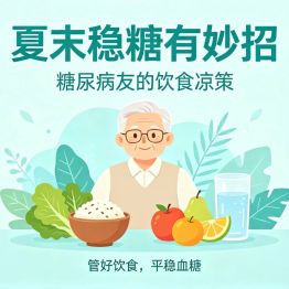 科普在线丨夏末稳糖有妙招：糖尿病友的饮食“凉”策