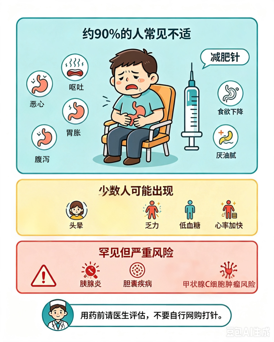 【人医科普】内分泌甲乳讲堂——朋友靠打针瘦了30斤,可以跟风打吗?
