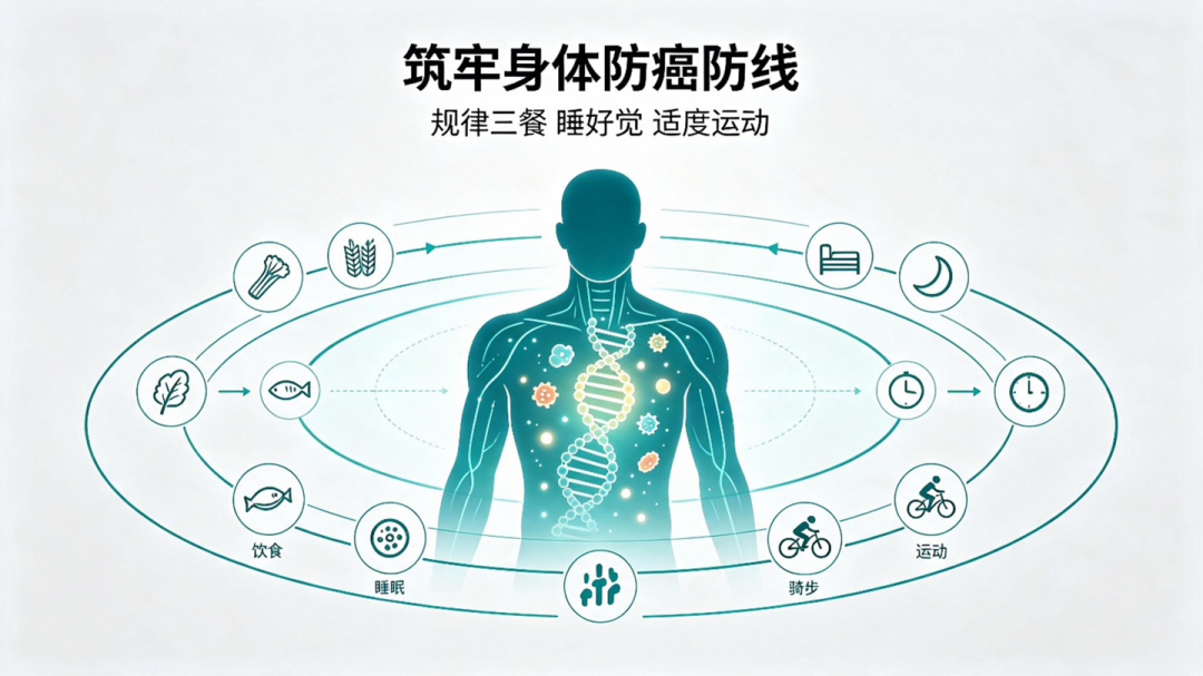肿瘤防治专栏6|防癌不必追求昂贵保健品!做好三餐、睡眠、运动,普通人就能筑起防癌屏障