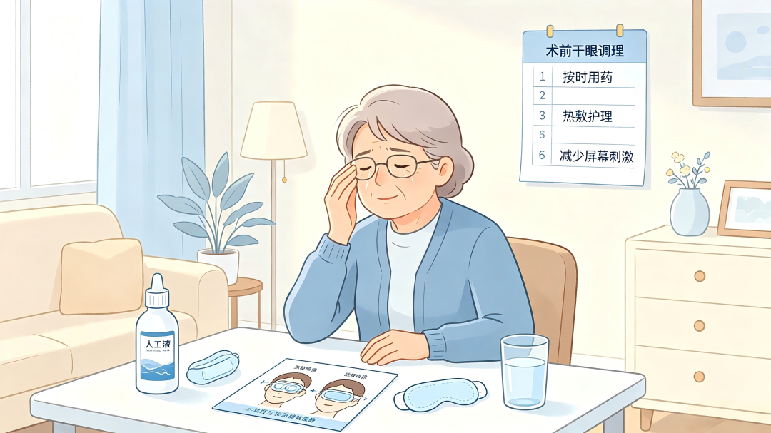 做白内障手术,为什么医生建议先治干眼?很多人都忽略了