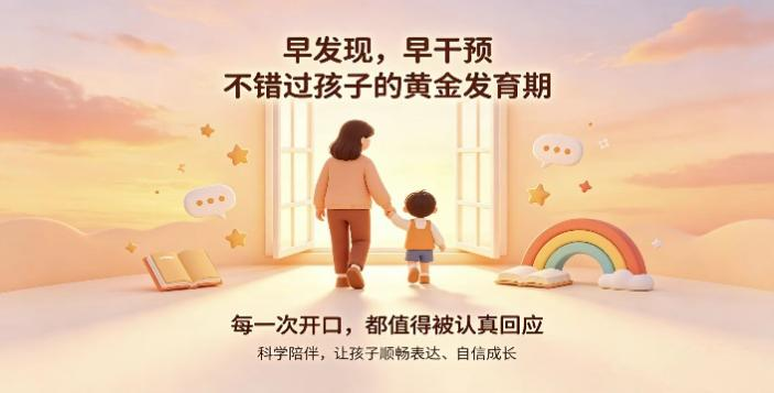 别再信“贵人语迟”!儿童语言发育迟缓,黄金干预期只有一次