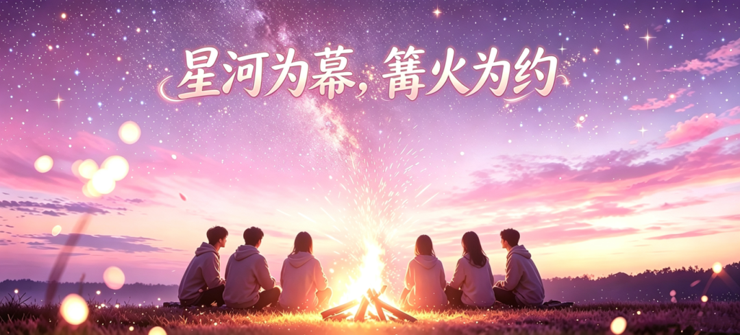 篝火配星空 甜度超标! “淮工有约、缘来是你” 七夕联谊浪漫收官