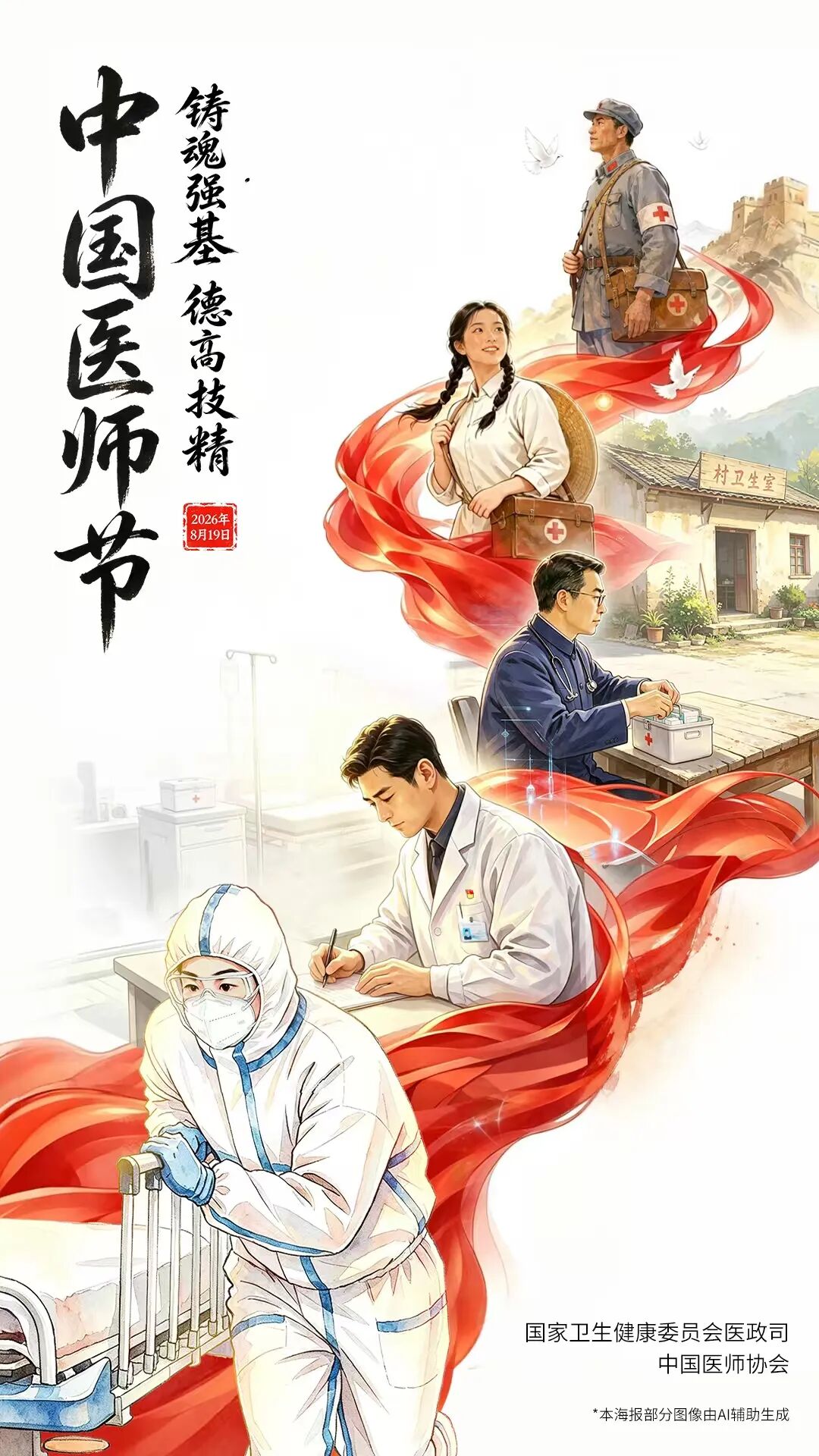 铸魂强基 德高技精——我院开展庆祝第九届中国医师节系列活动