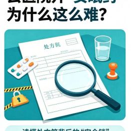 去医院开“安眠药”为什么这么难？——读懂处方笺背后的“安全锁”