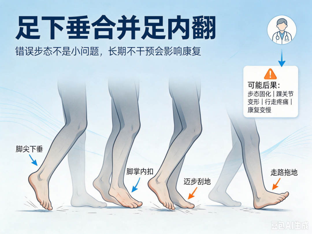 偏瘫走路总拖地、脚内翻?别瞎练!这套分阶段勾脚训练,在家就能做