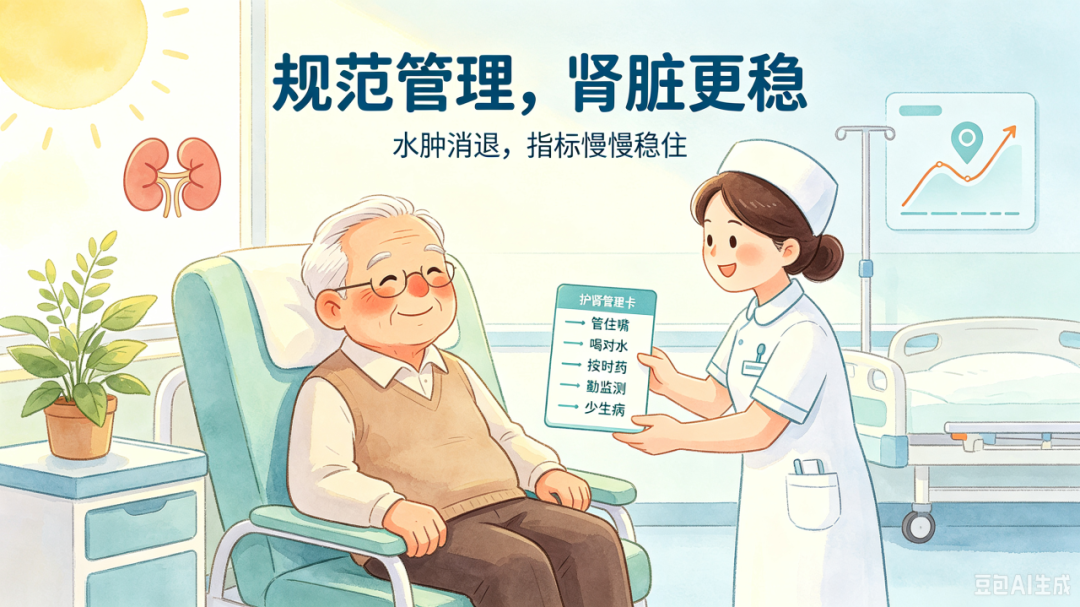 延缓肾病进展:中西医结合肾病风湿科分享5项居家护理重点