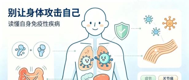别让身体「攻击自己」！读懂高发的自身免疫性疾病