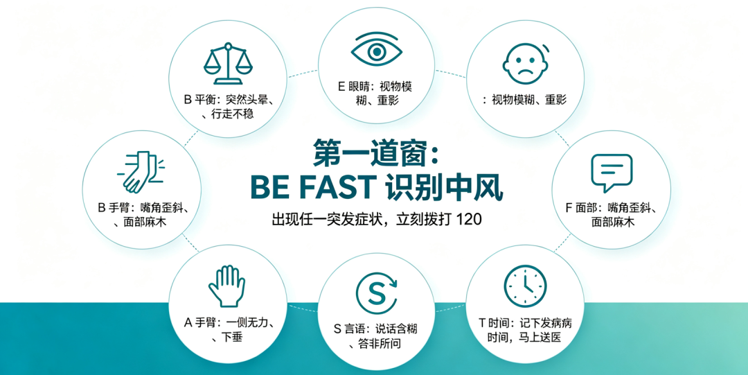 中山医声 | 别让“中风”拖成残疾:记住BE FAST,抢下康复黄金3个月