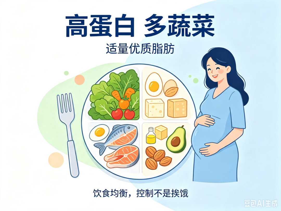 妊娠期糖尿病这样吃，孕妇血糖稳、宝宝长得好！