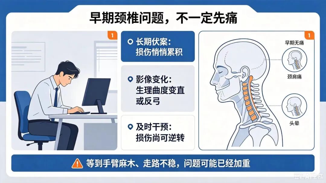 骨科科普 | 别让颈椎提前“退休”，办公族颈椎自救攻略