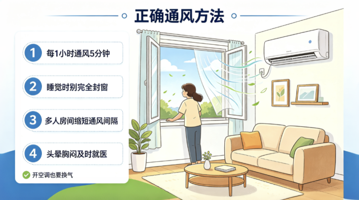 空调开一天一夜,女子差点中毒!夏天很多人会犯的致命误区,速速自查