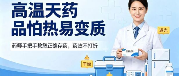 【人医科普】高温天药品“怕热易变质”！ 药师教您正确存药，药效不打折