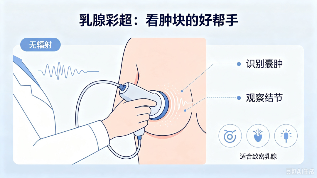 40岁女士彩超正常，钼靶却查出乳腺癌！彩超、钼靶、磁共振，乳腺检查怎么选