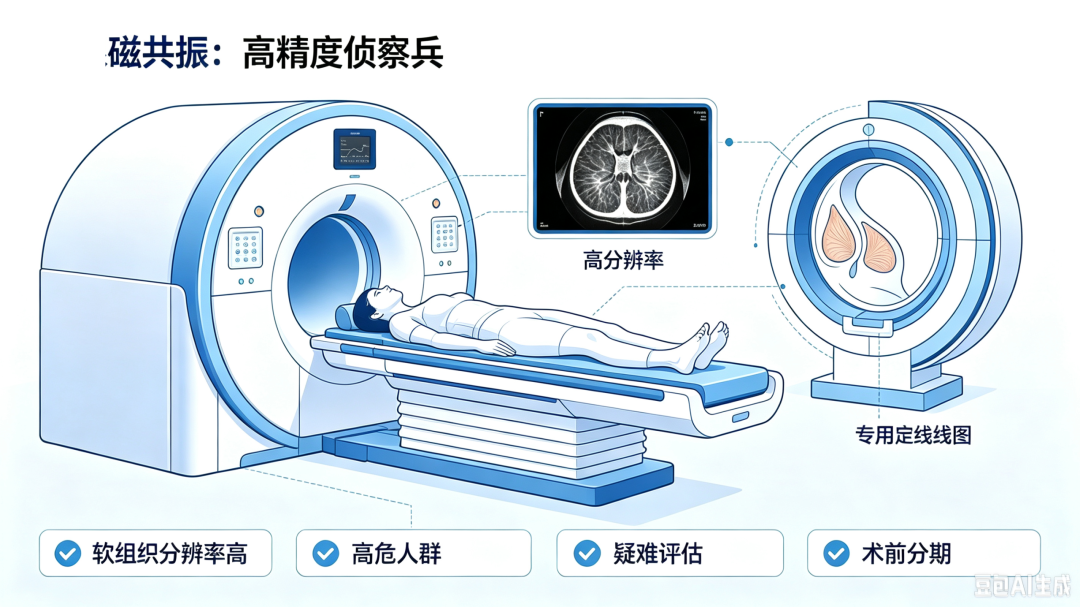 40岁女士彩超正常，钼靶却查出乳腺癌！彩超、钼靶、磁共振，乳腺检查怎么选