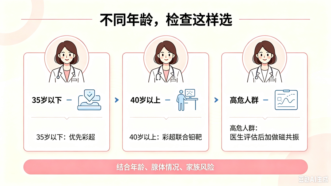 40岁女士彩超正常，钼靶却查出乳腺癌！彩超、钼靶、磁共振，乳腺检查怎么选