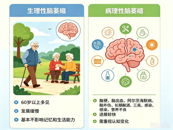 【人医科普】查出脑萎缩别恐慌!与痴呆并非一回事