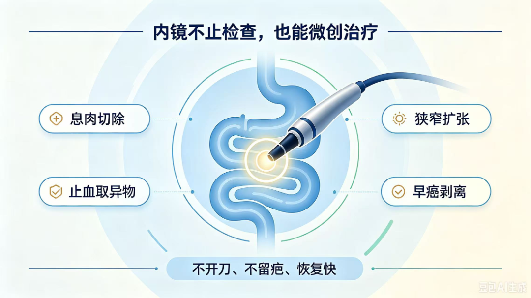 不开刀、不留疤!内镜中心:这些疾病,“镜下”就能摆平