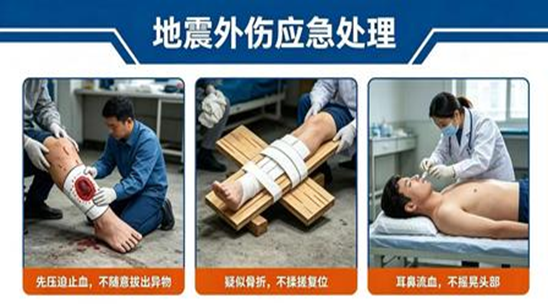 【健康科普】急救「黄金 4 分钟」，地震外伤急救这样做！