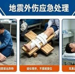 【健康科普】急救「黄金 4 分钟」，地震外伤急救这样做！