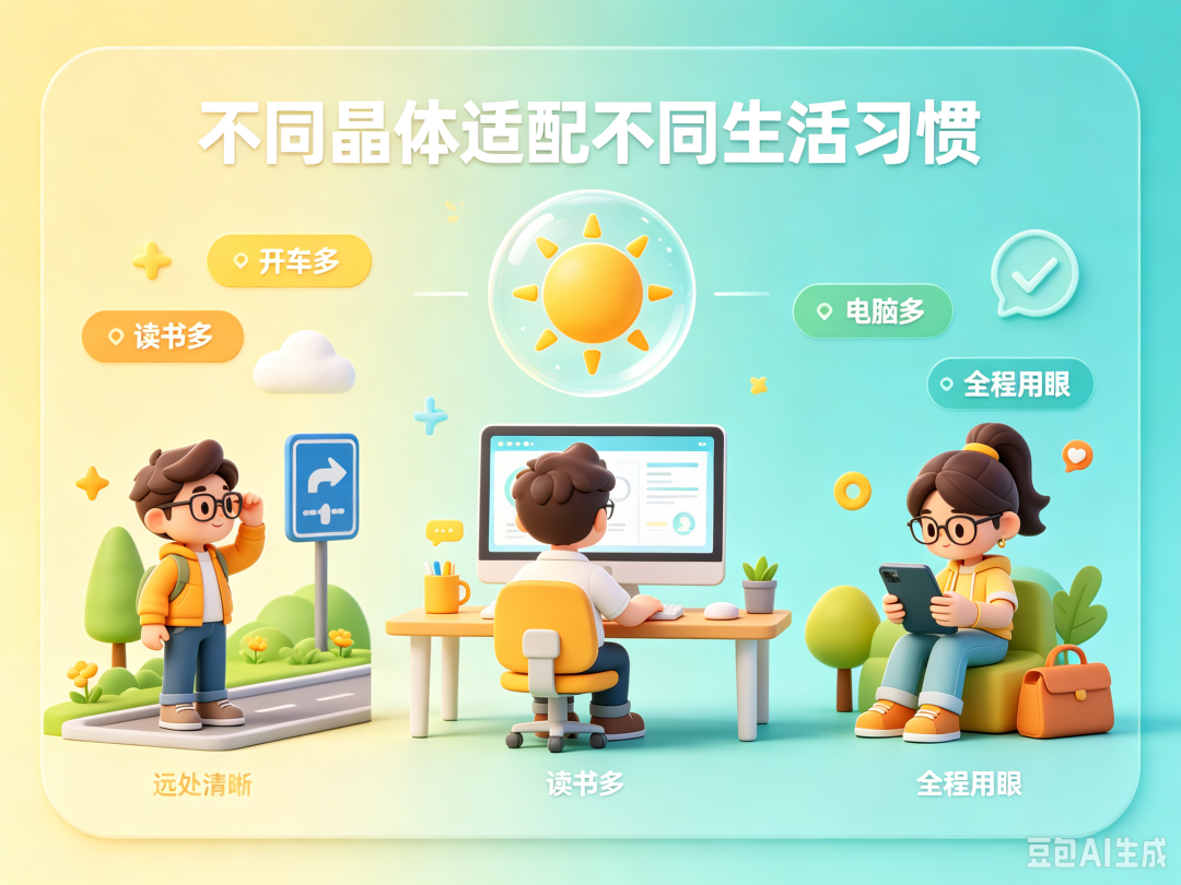 白内障人工晶体怎么选?单焦点、双焦点、三焦点、连续视程人工晶体一文读懂