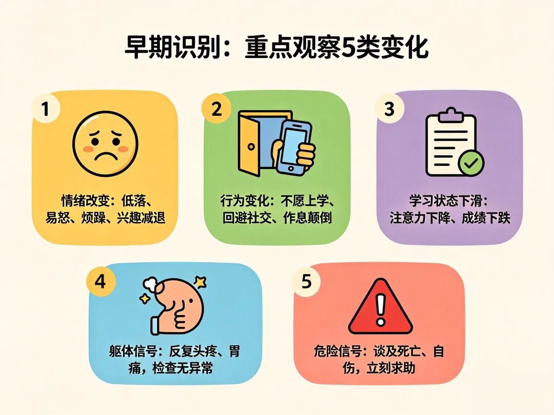 科普知识|马上开学啦,如何识别及应对青少年常见的心理问题?