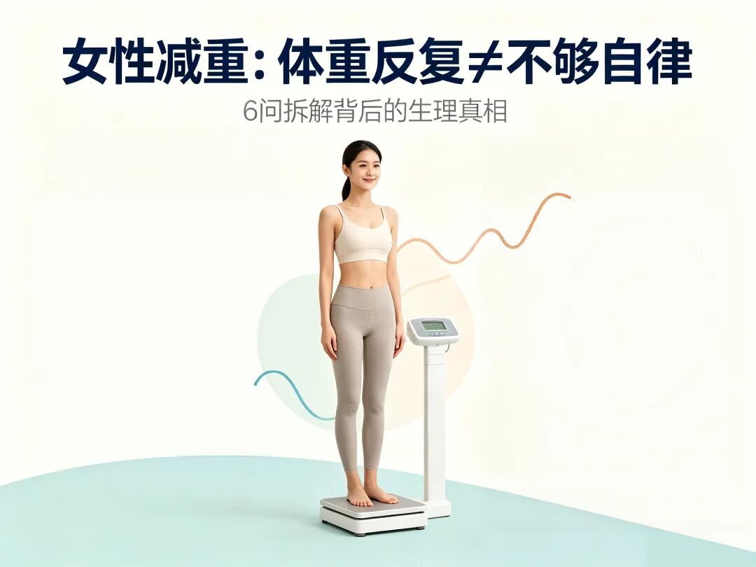 健康在线丨女性减重:体重反复≠不够自律,6问拆解背后的生理真相