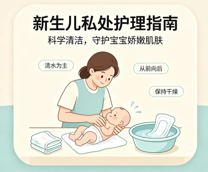 【肤康专栏】2026年8月健康教育——新生儿私处护理指南:科学清洁,守护宝宝娇嫩肌肤