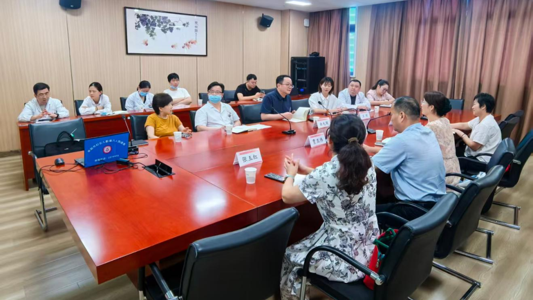 凝心聚力抓试点 医防融合护健康——阜阳市生殖道沙眼衣原体综合防控试点项目推进会在我院召开