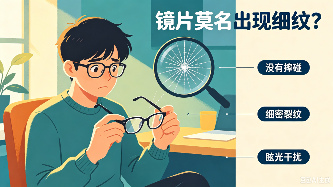 普瑞专家说｜镜片没摔没碰，怎么就开裂了？高温和坏习惯才是元凶