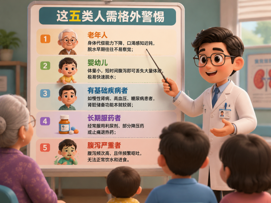 老年人注意！别因“贪凉饮冷”伤了肾，警惕腹泻引发急性肾衰竭
