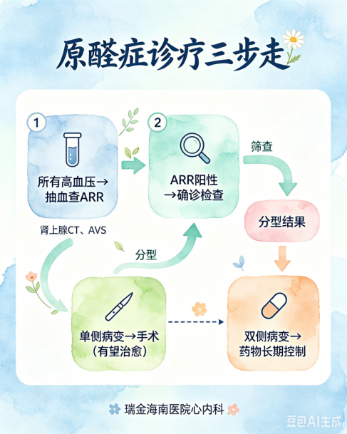 瑞科普丨警惕“伪装”成普通高血压的“隐形刺客”——原发性醛固酮增多症